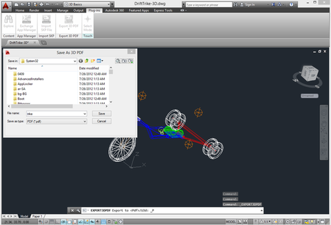 3D PDF Exporter for AutoCAD