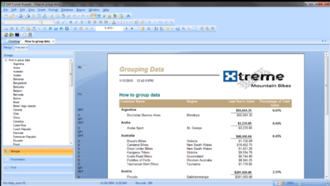 Crystal Reports 2013
