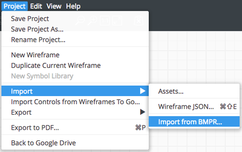 Balsamiq Wireframes for Google Drive